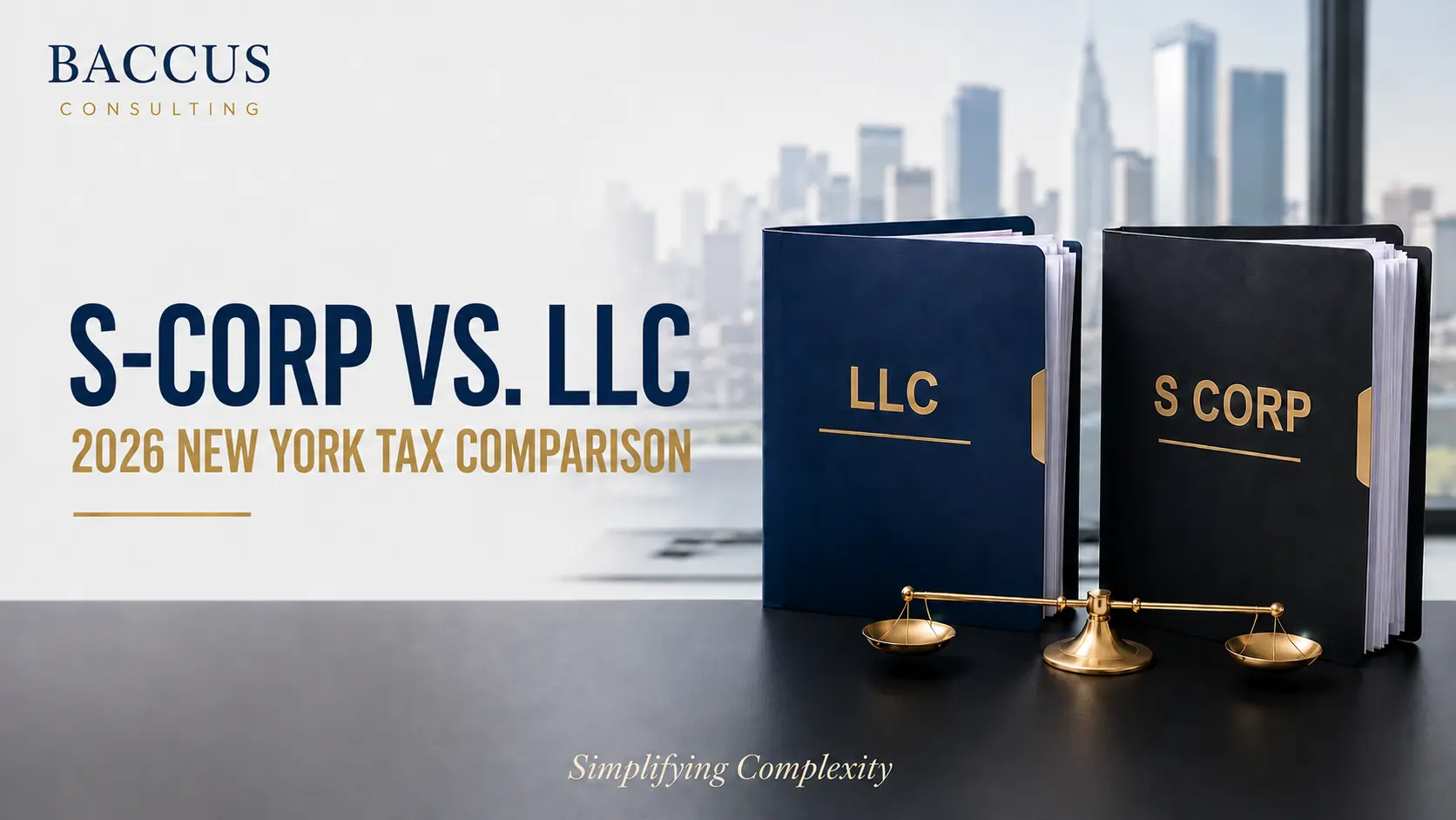 S-Corp vs. LLC: 2026 Tax Comparison for New York Small-Business Owners
